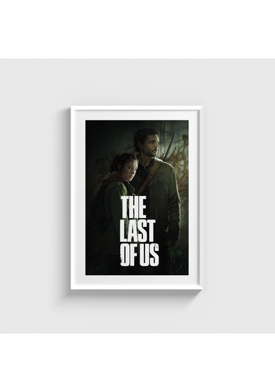 The Last Of Us Dizi Posteri Tablo Çerçeveli Poster Duvar Dekorasyonu Beyaz Çerçeveli Tablo Beyaz Çerçeveli Tablo Dn11d558beyaz