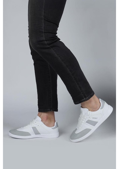 Jump 29787 Beyaz Gri Comfort Casual Anatomik Spor Ayakkabısı 001