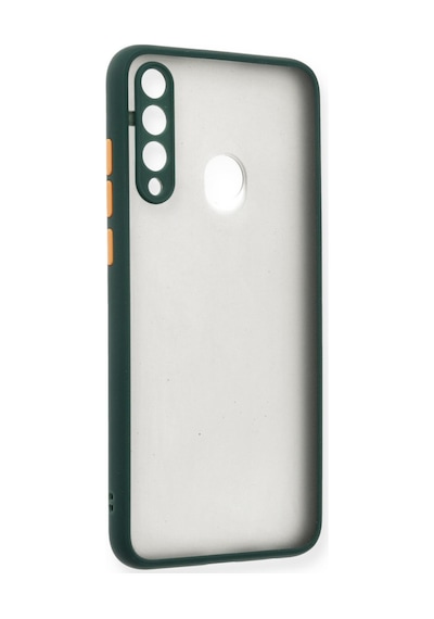 Huawei Y6p Uyumlu Kılıf Montreal Silikon Kapak - Yeşil