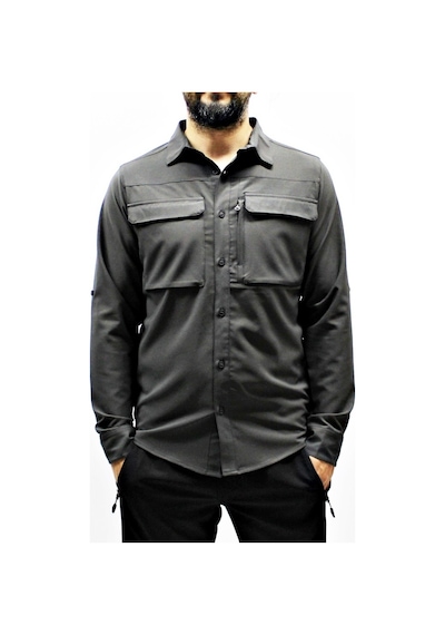 Mudwill Gri Flex Tactical Outdoor Taktik Gömlek Gri