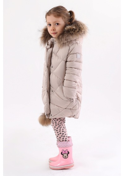 Kız Çocuk Mont 51278 Bej