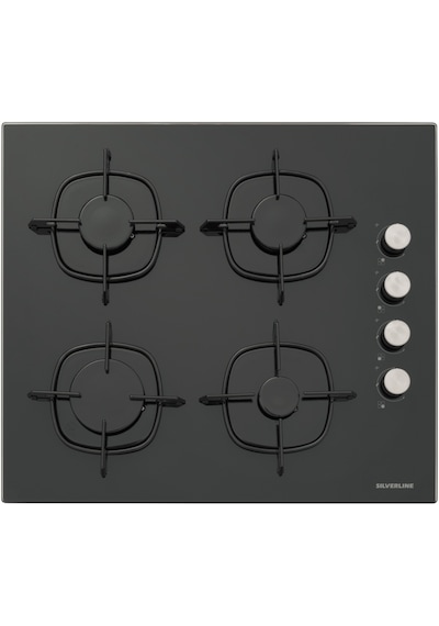 Silverline BO6503B01 - CS5335B01 - 3490 Oslo 60 CM Siyah Cam Ankastre Set