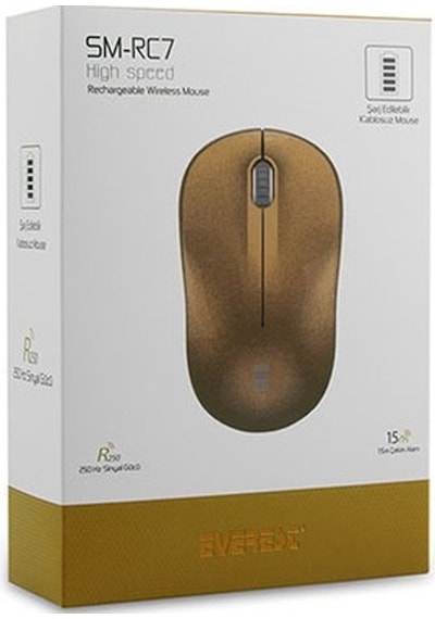 Everest SM-RC7 Şarj Edilebilir Kablosuz Mouse