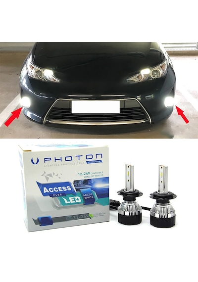 Toyota Auris Led Xenon Kısa Far Ampulü H11 Access Yeni Seri Beyaz 2006-2012