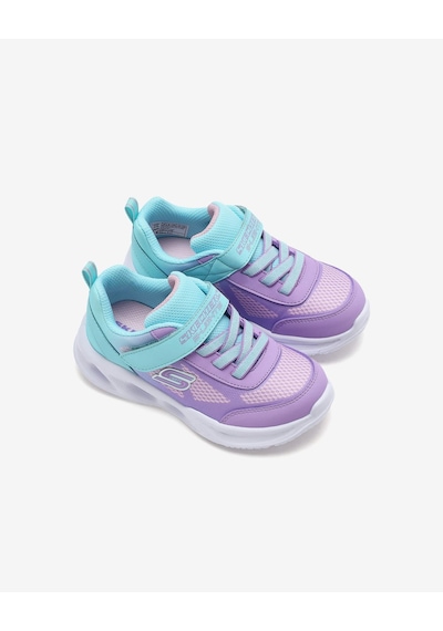 Skechers Skechers Sola Glow - Ombre Deluxe Küçük Kız Çocuk Mavi Işıklı Spor Ayakkabı 303714n Tqlv Mavi