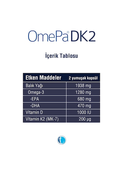 Omepa Dk2 50 Kapsül