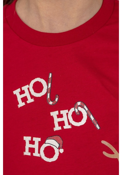 Rolypoly Ho Ho Ho Deer Anne Kız Kırmızı Uzun Kol Pijama Takım Rp3934-a-v1 Rp3934-a-v1