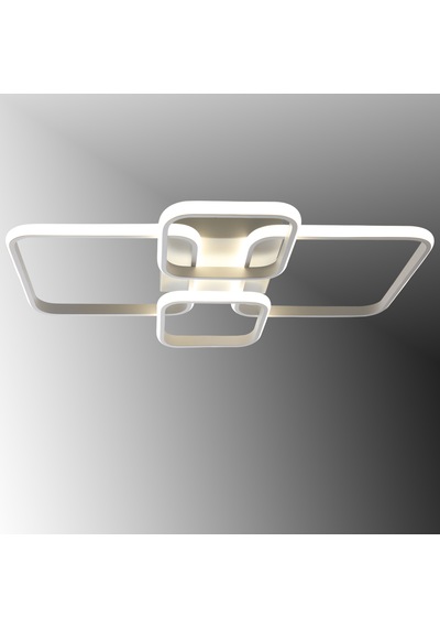 Tt500-4-by Tt Aydınlatma Sarı Işık Mat Beyaz 4 Lü Led Avize Beyaz