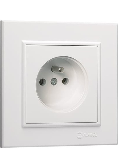 Makel Karea Ups Priz Beyaz Modül+Kapak+Çerçeve
