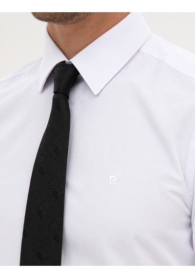 Pierre Cardin Beyaz Slim Fit Uzun Kollu Basic Gömlek 50325338-vr013