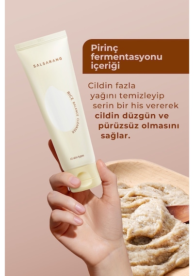 Salsarang Rice Balance Cleanser Peeling Temizleyici Kore 120 ML