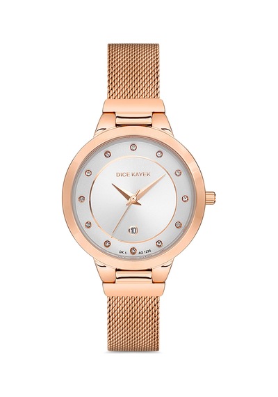 Dice Kayek Dk.1.ag1235.02 Rose Gold Kadın Kol Saati