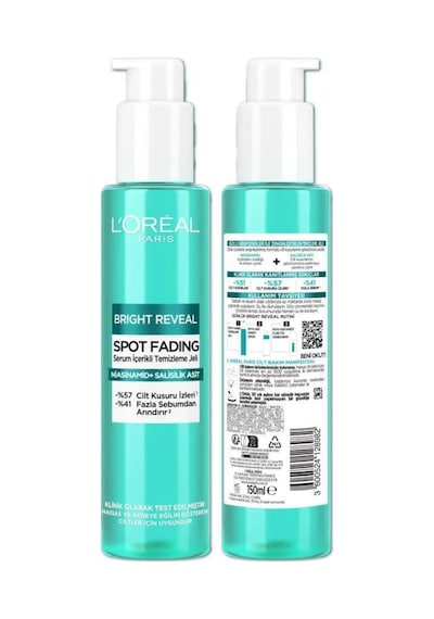 L'Oreal Paris Bright Reveal Serum İçerikli Temizleme Jeli 2 x 150 ML