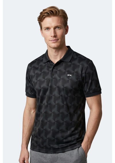 Slazenger Katarın 2 Li Set Erkek Siyah - Gri Tişört