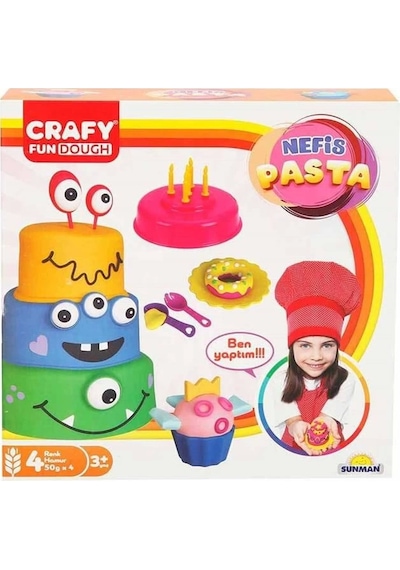 Nefis Pasta Oyun Hamur Seti 200 G 17 Parça Kırmızı