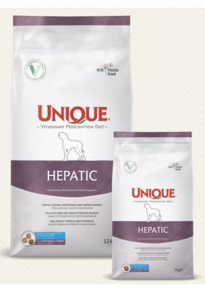 Unique Hepatic Yetişkin Köpek Maması 3 KG