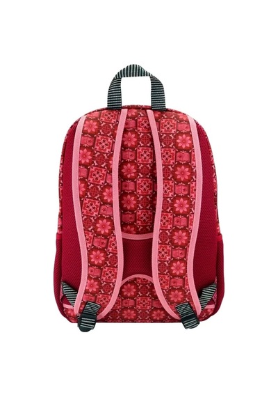 Santoro London Gorjuss Kız Çocuk Sırt Çantası Pembe Bordo Desenli Okul Çantası