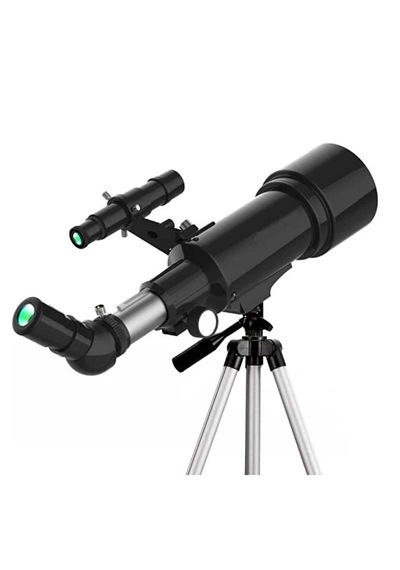400x70mm Hd Refraktör Teleskop - 150x Büyütme Telefon Adaptörlü - Profesyonel Kara Ve Uzay Seyir