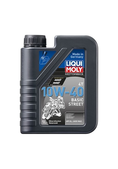 Liqui Moly 10W-40 Basic Street 4T Mineral Motosiklet Yağı 1 L