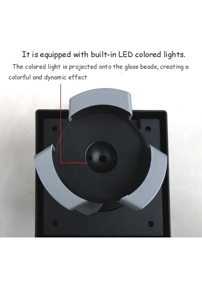 Tr Led Işıklı Taşlı Masaüstü Dekoratif Su Şelalesi Type-c 3245