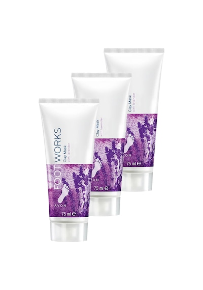 Footworks Lavanta Özlü Ayak Kil Maskesi 3 x 75 ML