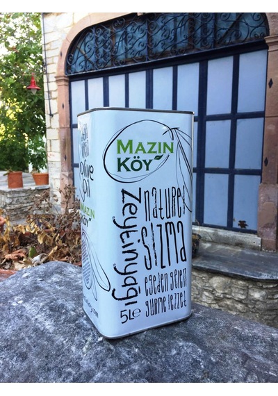 Mazınköy Erken Hasat Soğuk Sıkım Naturel Sızma Zeytinyağı Teneke 2 x 5 L