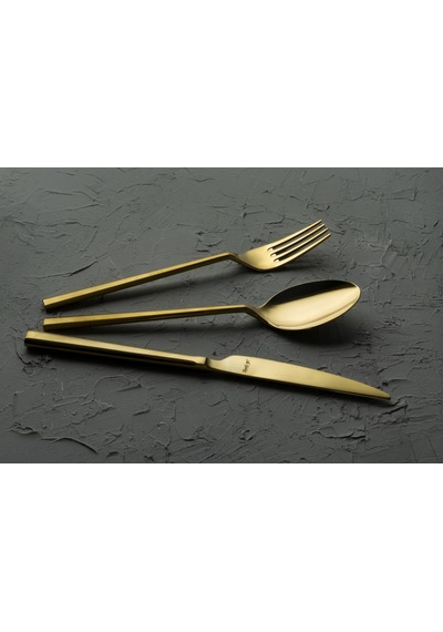Aryıldız De Luxe S Gold Pvd 89 Parça Altın Çatal Kaşık Bıçak Takımı Altın