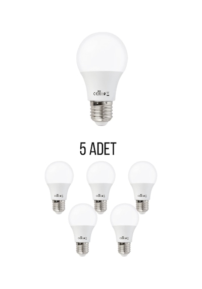 Horoz 001-006-2015 Ekola 15w Led Ampul Beyaz Işık E27 Duy - 5 Li Paket