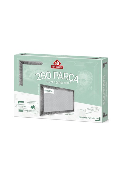 Art Puzzle Gümüş 260 Parça Demonte Puzzle Çerçevesi