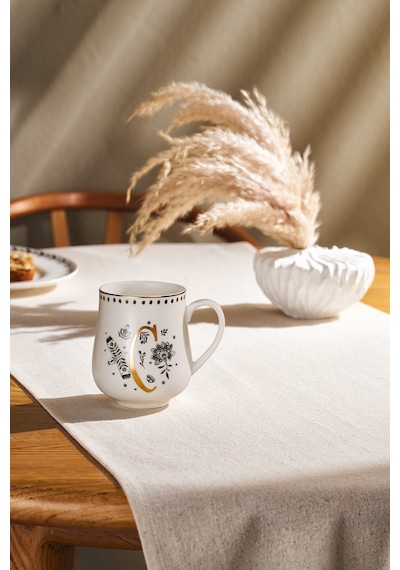 Emsan Artisan C Letter New Bone Kupa 220 Ml