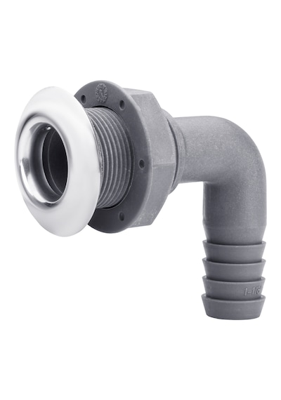Krom Flanşlı Sintine Çıkışı. Dirsekli Model Su Çıkış. 5/8"