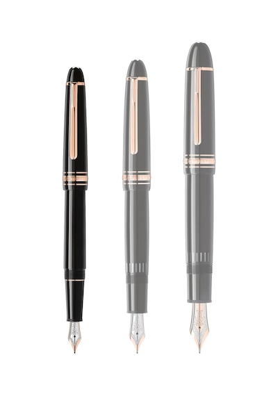Montblanc Meisterstück Gül Altın Kaplamalı 149 Dolma Kalem 132093 Siyah