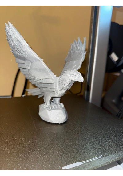15cm Oturma Odası İçin Dekoratif Beyaz Renk Kartal Heykel Biblo
