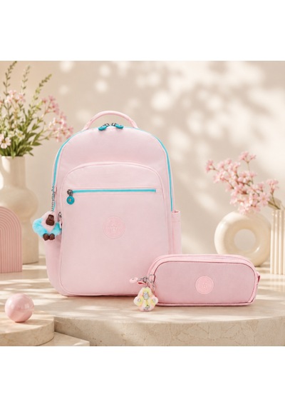 Kipling Kız Çocuk Okul Çantası 2'li Set Çanta Ve Kalemlik Kpsetkpkı351452j02 Çok Renkli