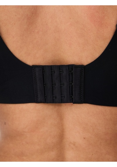 Alya Underwear Kadın Lazer Kesim Dikişsiz Çıkarılabilir Pedli Hayalet Sütyen Siyah