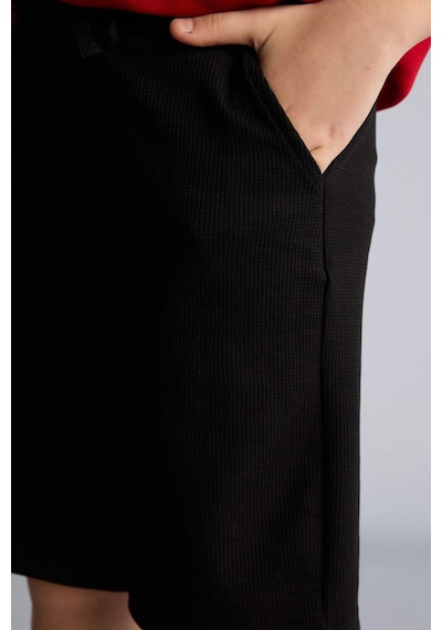Defacto Waffle Şort Erkek Çocuk H2675a826smbk27 Siyah-bk27