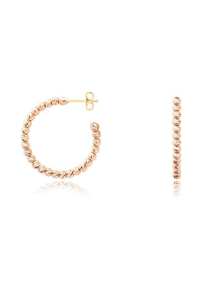 Diamond Line-Gülaylar - Altın 14 Ayar Toplu Küpe N11.9412