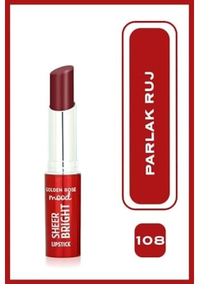 Sheer Bright Lipstick No:108 Rosy Plum - Parlak Ruj Diğer