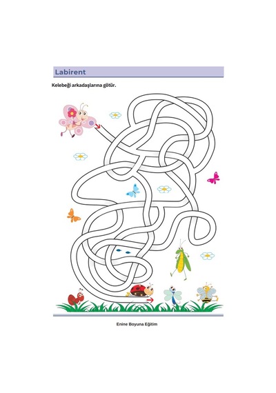 3-7 Yaş Çocuklara Labirent Kitap Seti 2 Kitap