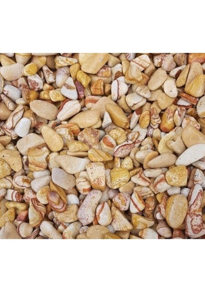 Sarı Çizgili Dolomit 10 Kg 1-2 Cm Sarı Dolomit Taş Dere Taşı Çakıl Taşı Bahçe Taşı Akvaryum Taşı
