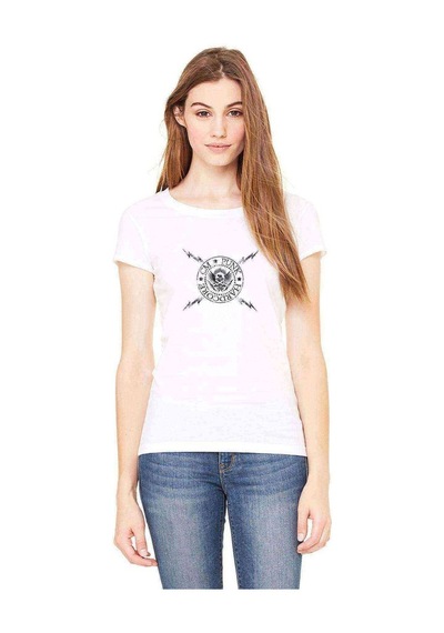 Hardcore Cm Punk Baskılı Beyaz Kadın Tshirt