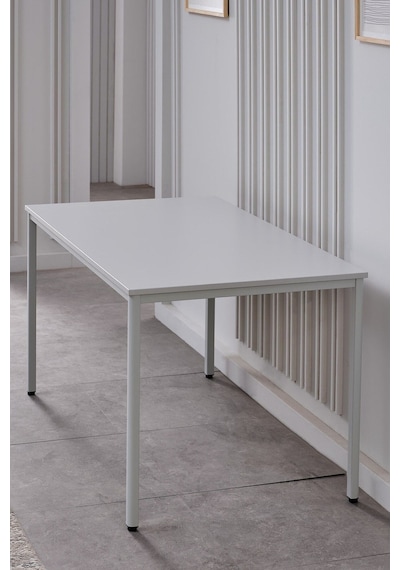 Sehpol Çalışma Masası 140x80x75 Cm Gri
