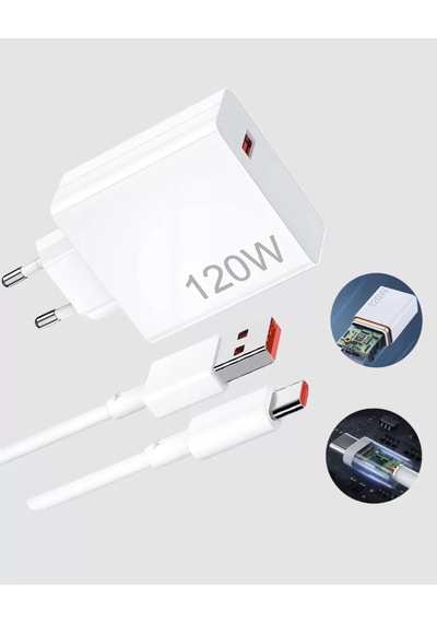 Turbo 120w Hızlı Şarj Cihazı Type-c Kablolu 1