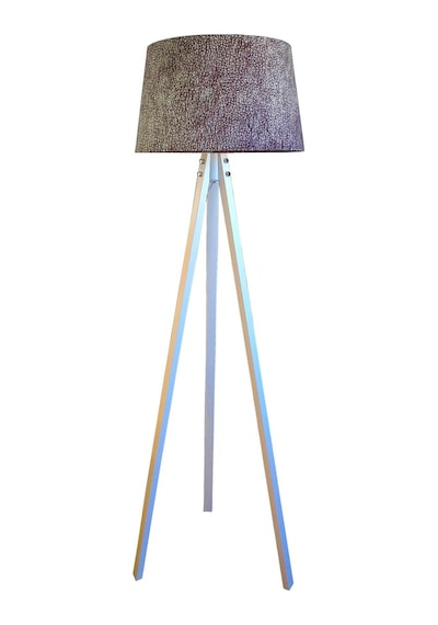Lambada Masif 3 Ayaklı Lambader,Abajur,Tripod ( Kum Desen)