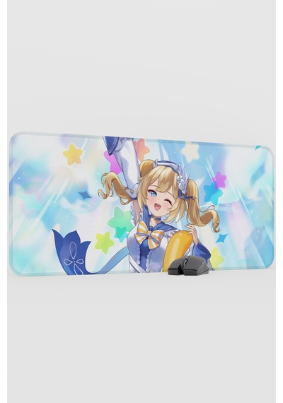 Barbara Genshin Impact Anime Gacha V4 - 90x40 Xxl Gaming Mouse Pad Fare Altlığı