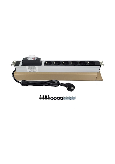 Amp Pdu 6'lı Sigortalı Rack Tipi Priz Grup Amp Pdu 6'lı Sigortalı Rack Tipi Priz Grup