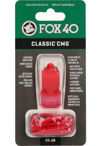 Fox 40 Classic Cmg Düdük İpli Siyah