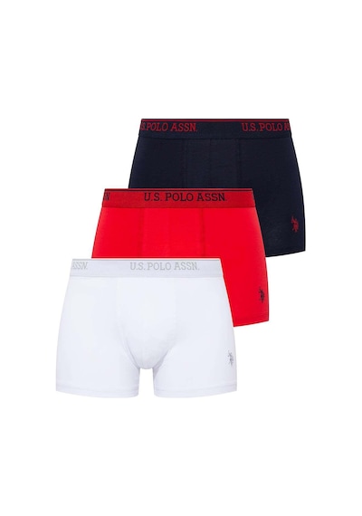 U.S. Polo Assn. 80097 Erkek 3'Lü Boxer 001