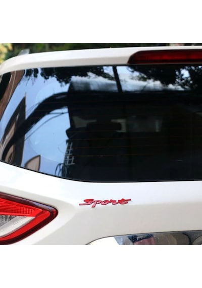 Sport Kırmızı Bagaj Yazısı 3m 3d Abs Hyundai Genesis
