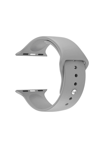 Dayanıklı Silikon Kordon 42 44 Mm Akıllı Saatler İçin Gri